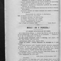 0030 - Page 26 - Ministère des pensions. Commission de surveillance et de contrôle des soins médicaux / Merci ! on y pensera !