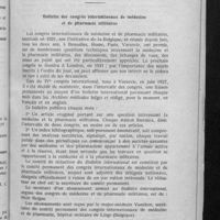 0031 - Page 27 - Renseignements d'ordre professionnel et paraprofessionnel. Bulletin des Congrès internationaux de médecine et de pharmacie militaires / Société de thérapeutique
