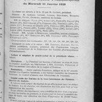 0097 - Page 91 - Compte-rendu de la séance du Conseil d'administration du mercredi 11 janvier 1928