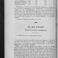 0318 - Page 308 - Placement du personnel des pharmacies / Ce qui s'écrit
