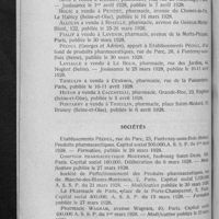 0324 - Page 314 - Informations. Renseignements divers. Ventes / Sociétés