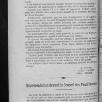 0502 - Page 488 - De l'utilité et de l'importance de la juridiction prud'homale / Représentation devant le Conseil des prud'hommes