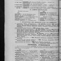 0520 - Page sans numérotation - Conseil d'administration pour l'année 1927-1928