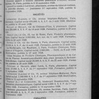 0717 - Page 697 - Informations. Renseignements divers. Ventes / Sociétés / Faillites