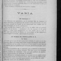 0823 - Page 801 - Ce qui s'écrit / Varia. En voyage ! ! ! / En marge du formulaire E. D. / Retour de bains de mer (impressions d'anatomistes)