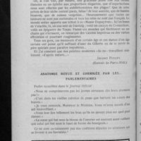 0824 - Page 802 - Varia. Retour de bains de mer (impressions d'anatomistes) / Anatomie revue et corrigée par les... parlementaires