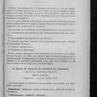 0825 - Page 803 - Comment fonctionne le Service de placement paritaire du personnel des pharmaciens