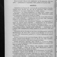 0832 - Page 810 - Informations. Renseignements divers. Ventes / Sociétés