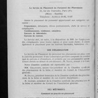 0904 - Page 880 - Comment fonctionne le Service de placement paritaire du personnel des pharmaciens