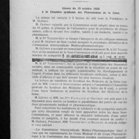 0928 - Page 902 - Commission intersyndicale médico-pharmaceutique. Séance du 15 octobre 1928 à la Chambre syndicale des pharmaciens de la Seine