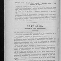 0968 - Page 942 - Questions prud'homales. Corruption d'employés / Employé arrêté à la suite d'une plainte. - Brusque renvoi. - Pas d'indemnité de rupture / Ce qui s'écrit