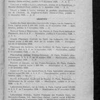 0983 - Page 957 - Informations. Renseignements divers. Ventes / Sociétés