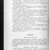 0512 - Page 486 - Informations. Renseignements divers. Ventes / Sociétés / Faillites