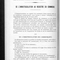 0904 - Page 858 - La validité des prix imposés et leur respect par les revendeurs / De l'immatriculation au registre du commerce