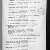 0003 - Page sans numérotation - Conseil d'administration pour l'année 1934-1935