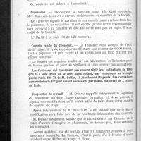 0200 - Page 186 - Société des pharmaciens agréés de la Faculté de pharmacie de Paris. Procès-verbal de l'assemblée général du 16 mars 1935. Correspondance / Candidature / Démission / Compte rendu du trésorier / Inspection du travail / Interrogations préparatoires