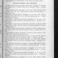 0319 - Page 301 - Informations. Renseignements divers. Mariage / Enregistrement des diplômes / Ventes