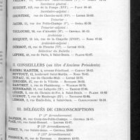 0323 - Page sans numérotation - Conseil d'administration pour l'année 1934-1935