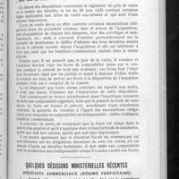 0791 - Page 749 - Les ventes de fonds de commerce. Les dispositions de la loi du 29 juin 1935 rendent désormais obligatoire, pour tous les commerçants, la tenue d'une comptabilité / Quelques décisions ministérielles récentes. Bénéfices commerciaux (régime forfaitaire)