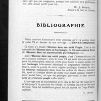 0812 - Page 770 - Le droit de requérir la licitation des officines / Bibliographie. L'univers-organisme