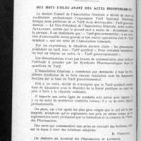 0814 - Page 772 - En lisant ! Attention, jeunes confrères ! / Des mots utiles avant des actes indispensables