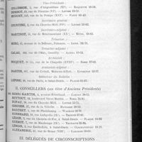 0919 - Page I - Conseil d'administration pour l'année 1935-1936