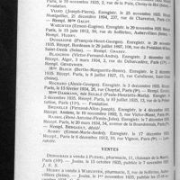 1008 - Page 958 - Informations. Renseignements divers. Enregistrement des diplômes / Ventes