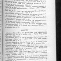 1009 - Page 959 - Informations. Renseignements divers. Ventes / Sociétés