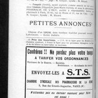 1010 - Page 960 - Informations. Renseignements divers. Faillite / Petites annonces