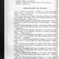 0103 - Page 98 - Informations. Renseignements divers. Comité central des Chambres syndicales / Enregistrement des diplômes
