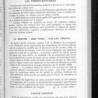 0691 - Page 661 - Renseignements divers, professionnels, fiscaux, commerciaux, prud'homaux. Les locations verbales / Les timbres-quittances / La mention « sans frais » sur les traites / Valeur locative