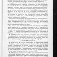 0023 - Page 17 - Conseil d'administration. Compte rendu de la séance du mercredi 13 janvier 1937. Semaine de 40 heures / Questions diverses