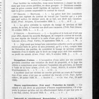 0069 - Page 63 - Jurisprudence prudhomale. Arrêts et décisions récents (Suite). Gratification de fin d'année et mois de décembre double / Grèves et occupations d'usines. Occupations d'usines / Heures supplémentaires / Indemnité de congédiement. Renonciation