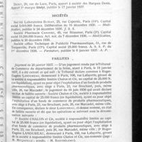 0101 - Page 95 - Informations. Renseignements divers. Ventes / Apports en Société / Sociétés / Faillites