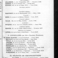 0103 - Page I - Conseil d'administration pour l'année 1936-1937