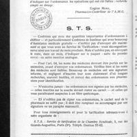 0110 - Page 100 - Dernières nouvelles. Assistance médicale gratuite de quelques recommandations importantes / S. T. S.