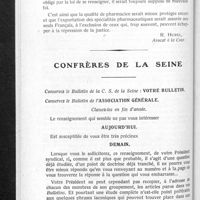 0323 - Page 304 - Exercice illégal de la pharmacie. Vente en gros et exportation de spécialités pharmaceutiques / Confrères de la Seine