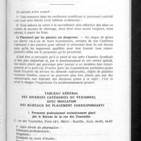 0436 - Page 413 - Pour avoir du personnel, adressez-vous toujours aux Services de placement paritaire sans pour cela négliger les enseignements de la statistique
