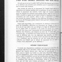 0611 - Page 580 - L'impôt sur le revenu des créances. Solidarité du débiteur et du créancier lorsqu'il s'agit d'une créance constatée par acte notarié / Régime forfaitaire / Logement et nourriture du personnel
