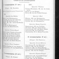 0772 - Page 733 - Liste des membres de la Chambre syndicale des pharmaciens de Paris et la Seine. Classés en 32 circonscriptions