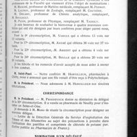 0806 - Page 763 - Conseil d'administration. Compte rendu de la séance du mercredi 13 octobre 1937. Correspondance / Nomination d'un délégué à la commission paritaire de placement