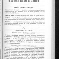 0930 - Page 883 - Cours de comptabilité et d'organisation commerciale professé à la Faculté de pharmacie de Paris sous le haut patronage de la Société des amis de la Faculté. Année scolaire 1937-1938
