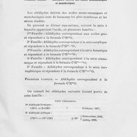 0031 - Page 29 - Premier ordre. - Aldéhydes dérivés des acides monoatomiques et monobasiques
