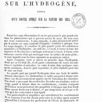 0007 - Page 5 - Dissertation chimique sur l'hydrogène, suivie d'un nouvel aperçu sur la nature des sels