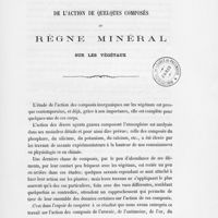 0007 - Page 5 - De l'action de quelques composés du règne minéral sur les végétaux