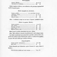 0049 - Page 47 - Vin de pepsine / Elixir de pepsine (L. Corvisart) / Elixir de pepsine (Mialhe) / Sirop de pepsine