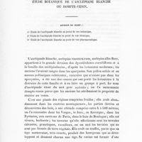 0015 - Page 11 - Étude botanique de l'asclépiade blanche ou dompte-venin. Division du sujet