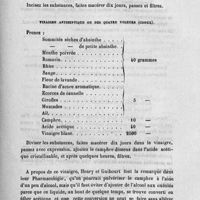 0023 - Page 23 - Vinaigre antiseptique ou des quatre voleurs (codex)