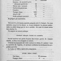 0025 - Page 25 - Vinaigre rubéfiant (formule des hôpitaux militaires) / L'Extrait acétique d'opium de lalouette / Oxymel simple (codex)