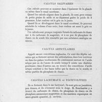 0022 - Page 20 - Calculs salivaires / Calculs articulaires / Calculs lacrymaux ou dacryolithes